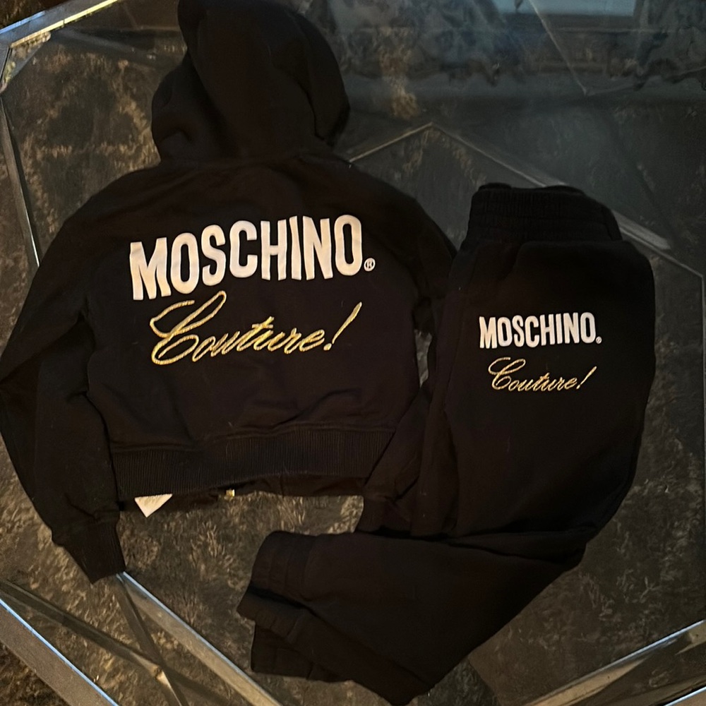 Moschino Kids Unisex Sweatsuit Size 4